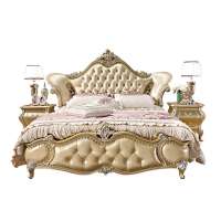 ProCARE luxury Antique European style furniture royal bedroom princess bed