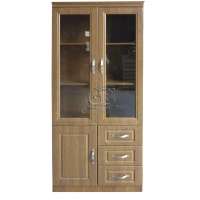 Bookcase, design wooden rack, wooden storage cabinet furniture