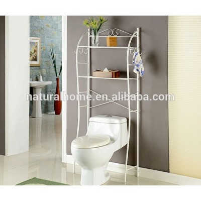 Elegant Save Space Shelf High Quality Bathroom Metal Storage Rack