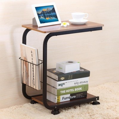 Brown Portable Reading Computer Desk Coffee Side Laptop Table