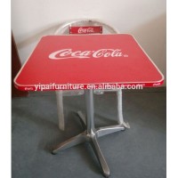 YIPAI YC001A used cafe chair and table for outdoor furniture coffee garden set chair and table logo