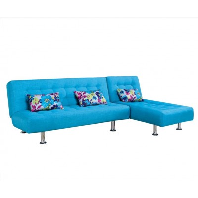 Living room guestroom high quality foldable fabric sofa beds