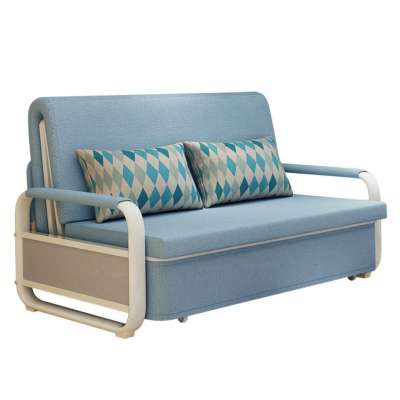 Guangdong wooden furniture sofa home fold out couch mental sofa bed