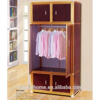 High quality space saving home furniture bedroom wardrobe Aluminium cabinet