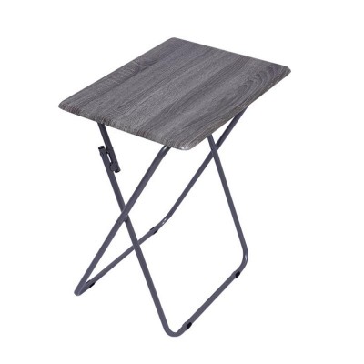 Grey Portable Camping Foldable Desk Popular Small Folding MDF Table